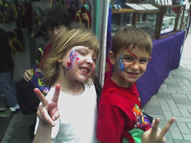 Stacia and Bobby, hippies at Folklife 2007