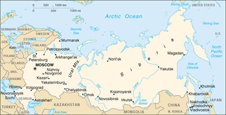 Map of Russia
